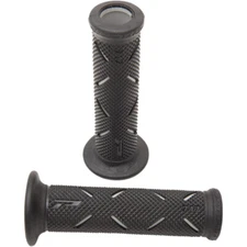 Pro Grip Gray/Black 717 Grips w/ Open Ends | PA0717OEGR02