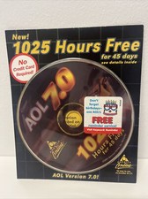 VINTAGE :  AOL all new 7.0 plus 1025 HOURS FREE for 45 days 