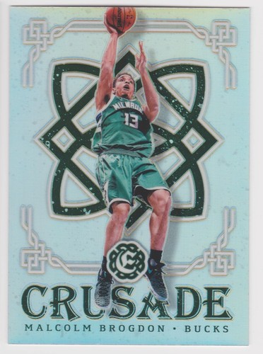 Malcolm Brogdon 2016-17 Excalibur #93 CRUSADE SILVER PRIZM RC Rookie Card - 第 1/2 張圖片