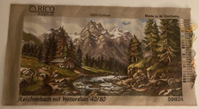 RICO GOBELIN Needlepoint 37" x 20" Canvas Reichenbach Mit Wetterstein 59824