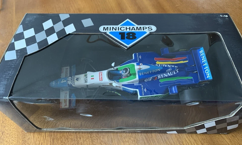 1/18 Minichamps 1996 Benetton Renault B196 V10 F1 F1 Austria GERHARD BERGER - Image 2 of 4