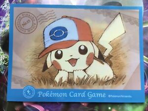 Détails Sur Sleeve Poncho Pikachu Casquette Unys Carte Choose Choisis Pokémon Center Card