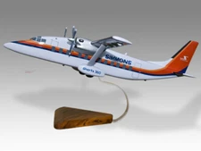 Short 360 Simmons Airlines Solid Kiln Mahogany Wood Handcrafted Display Model