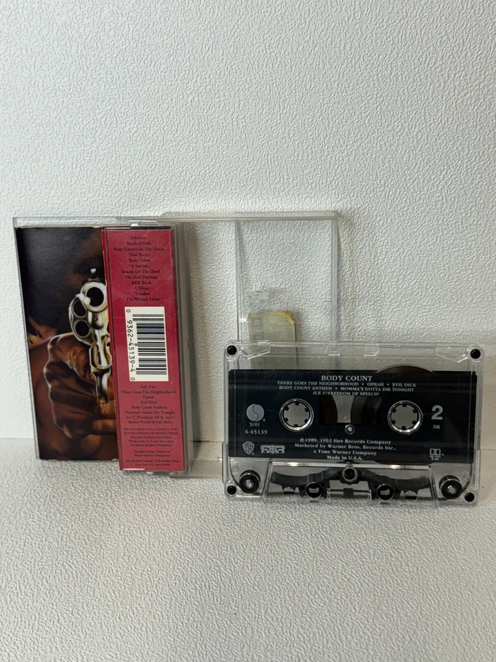 Body Count Self-Titled ORIGINAL 1992 Sire / Warner Cassette - RARE - Image 4 of 4
