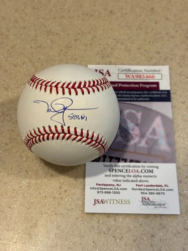 Mark McGwire signed OML baseball ** w/ 583 HRs inscription ** JSA **