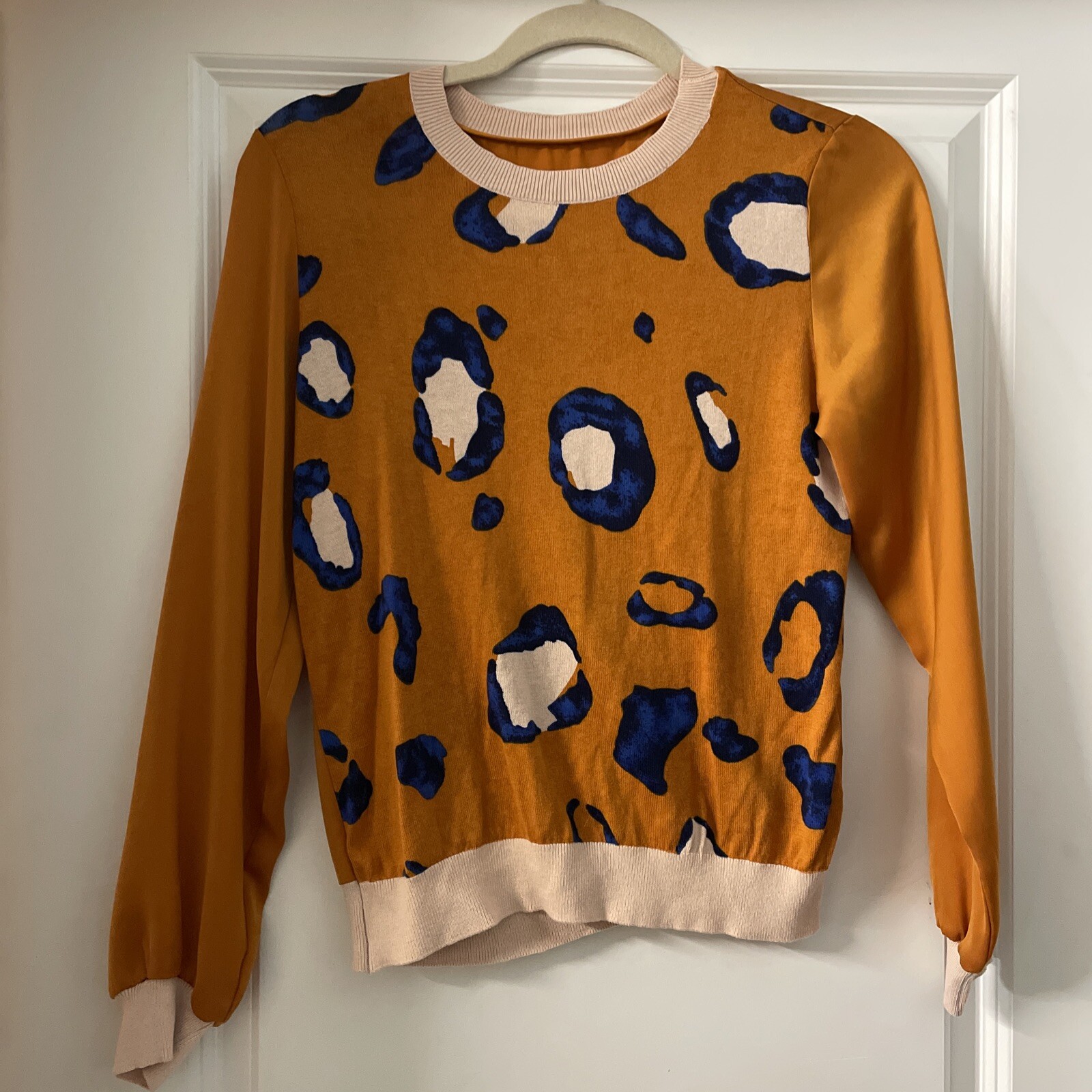 Long Sleeve Crewneck Sweater Top 