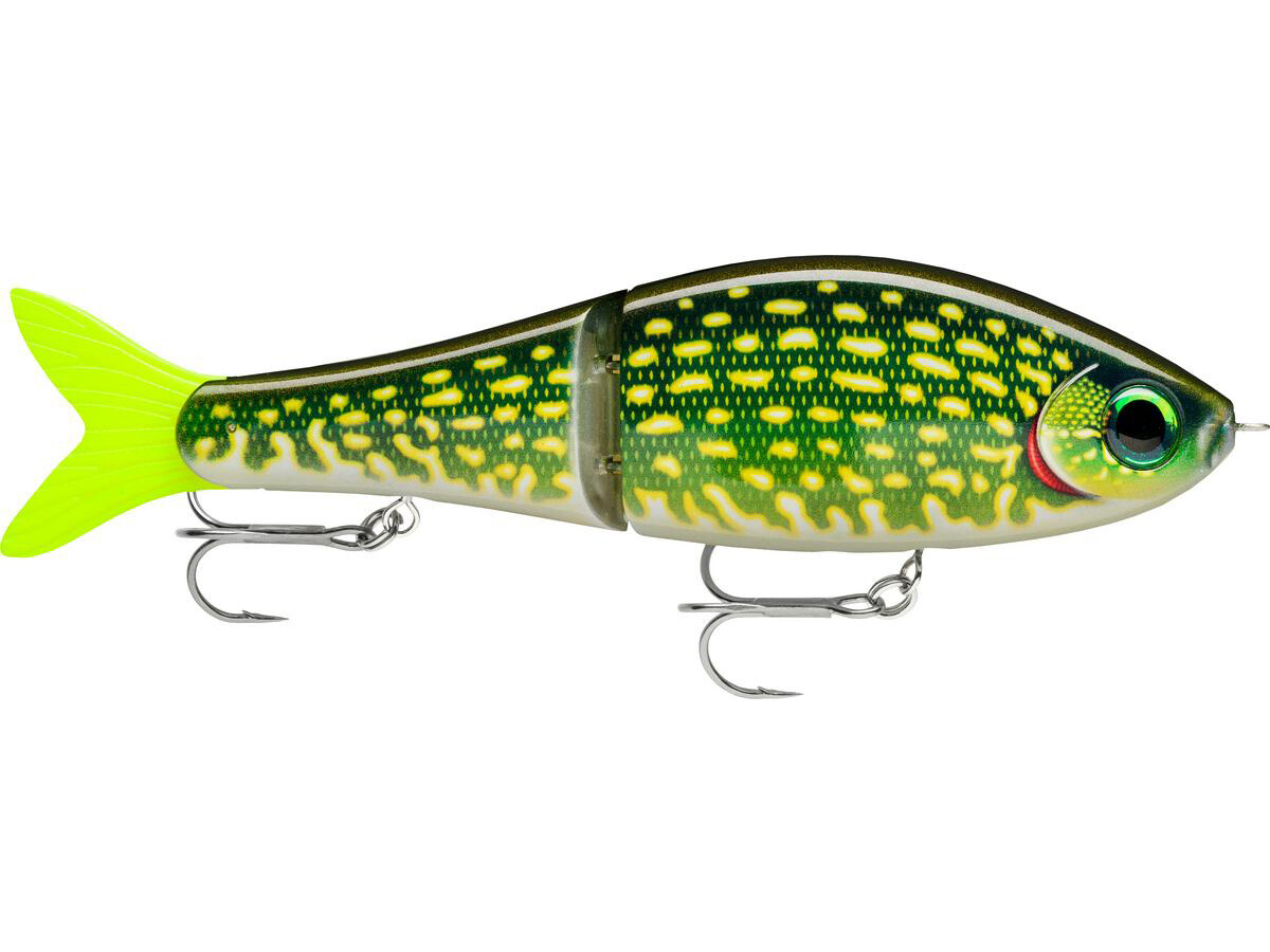 Leurre Rapala Super Shad Rap – 14 Cm/45 G, Corps En Balsa, Hameçons VMC, Profondeur 1,5-2,7 M, Pour Eau Douce, Fire Perch