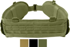 Battle Belt MOLLE Pistol Belt Padded Tactical Duty Belt for Law Enforcement