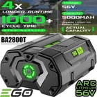 For EGO POWER+ BA2800T 56V 5.0 AH Battery w/ Fuel Gauge 56 Volt Power+