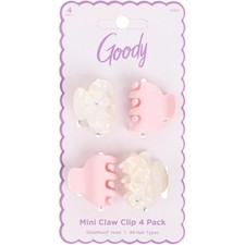 Goody SlideProof Mini Claw Clips, Stylish, Secure Grip Small Hair Clips, Styl...