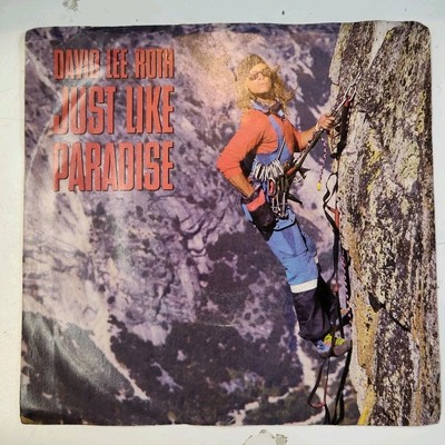 David Lee Roth 7'' 45 Record Just Like Paradise Warner Bros. 7-28119 1987 Vinyl