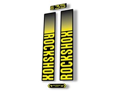 Rock Shox 35 2021 Fork Decal Mountain Bike Cycling Sticker Adhesive Yellow