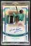 2023 Panini Flawless Cole Young Draft Patch Auto Platinum #1/1 Mariners