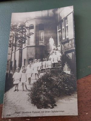 seltene Fotokarte - ISADORA DUNCAN mit ihren Schülern