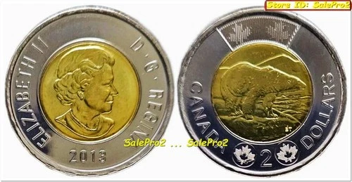 2013 Canada Toonie — photo from the most recent tracked eBay sale