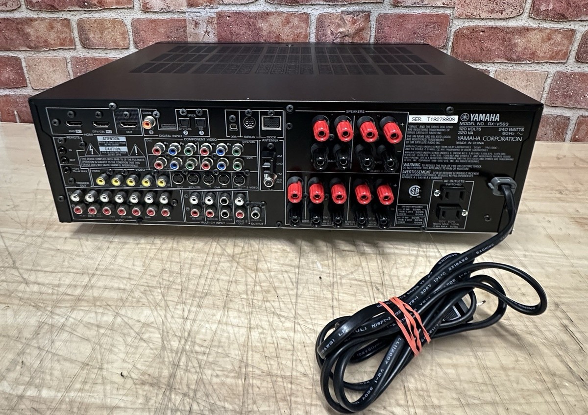 Yamaha RX-V563 7.1 Ch HDMI Home Theater Surround Sound Receiver