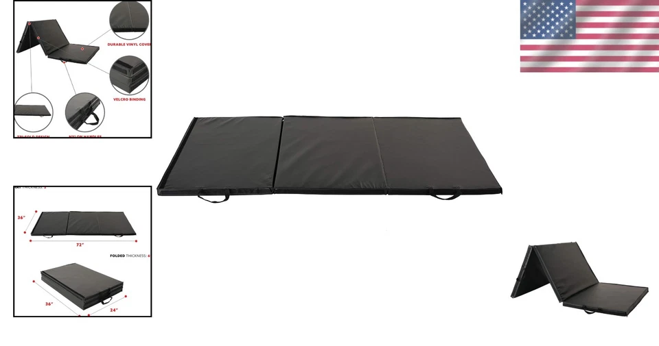 Tri-Fold Puzzle Exercise Mats - Extra Thick & Durable - Image 2 of 4