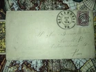 CIVIL WAR COVER, ALEXANDRIA VIRGINIA, VA 1864.  SCOTT #65