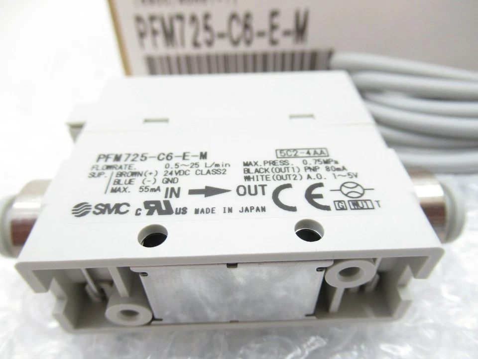 SMC PFM725-C6-E-M  Pneumatics flow switch - Image 3 of 4