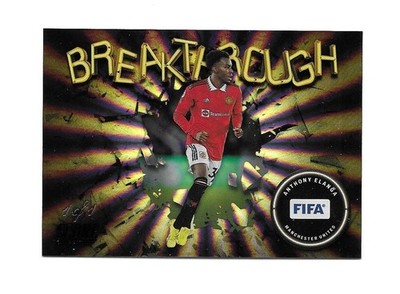 Panini Score FIFA 2022/23 - Breakthrough Anthony Elanga Man Utd Black Laser 1/1