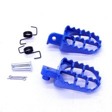 Repose-pieds bleus pour Yamaha PW50 PW80 Honda XR50 XR70 Dirt Bike