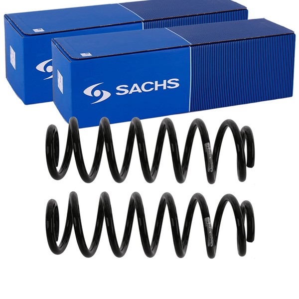 2X Sachs Fahrwerksfedern Hinten Passend FÜR Audi A3 Seat Leon Links+Rechts-image