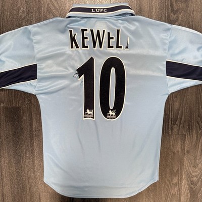Original Puma Leeds United 1999/2000 Auswärtstrikot KEWELL 10 Herren Small S