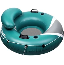 Pool Float Adult River Tubes Floating Heavy Duty 53" Inflatable Float Tube.   C2