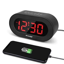  Small LED Digital Alarm Clock with Simple Operation, Full Range Brightness 