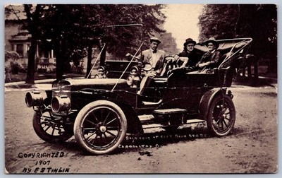 K39/ Carrollton Ohio Postcard c10 Dr. John Moody Early Automobile Ford 383
