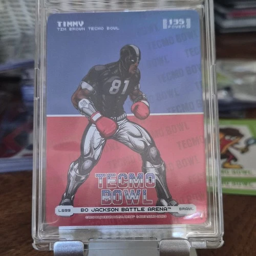 Tecmo Bowl Bo Jackson Battle Arena 2026 Timmy #L699 Tim Brown Brawl Insert