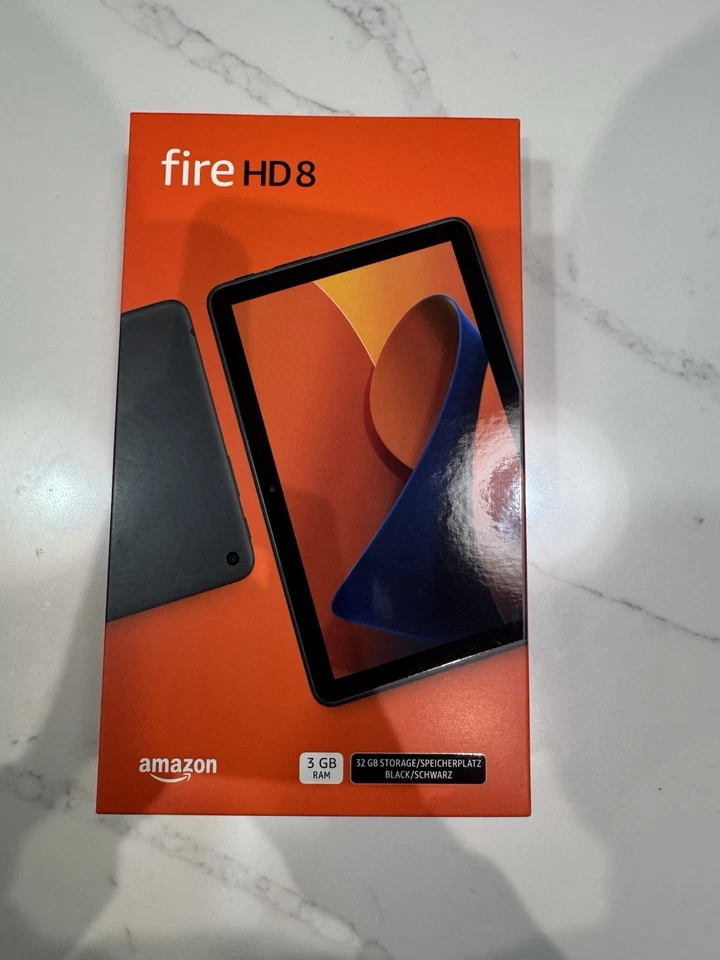 Amazon Fire HD 8 Tablet (neueste Gen), 8" HD Display, 3GB Speicher, 32GB, neu.