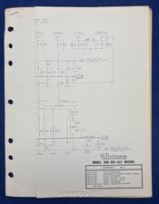 Original Thomas Organ / 400 405 415 / Service Schematic - Manual -- 2