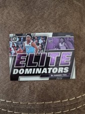 2019-20 Donruss Optic Elite Dominators #9 De'Aaron Fox - Sacramento Kings