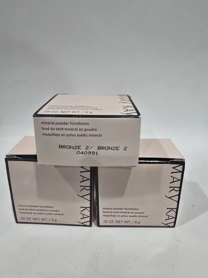 MARY KAY Mineral Powder Foundation BRONZE 2 Discontinued 040991 New Full Size - Image 2 of 2