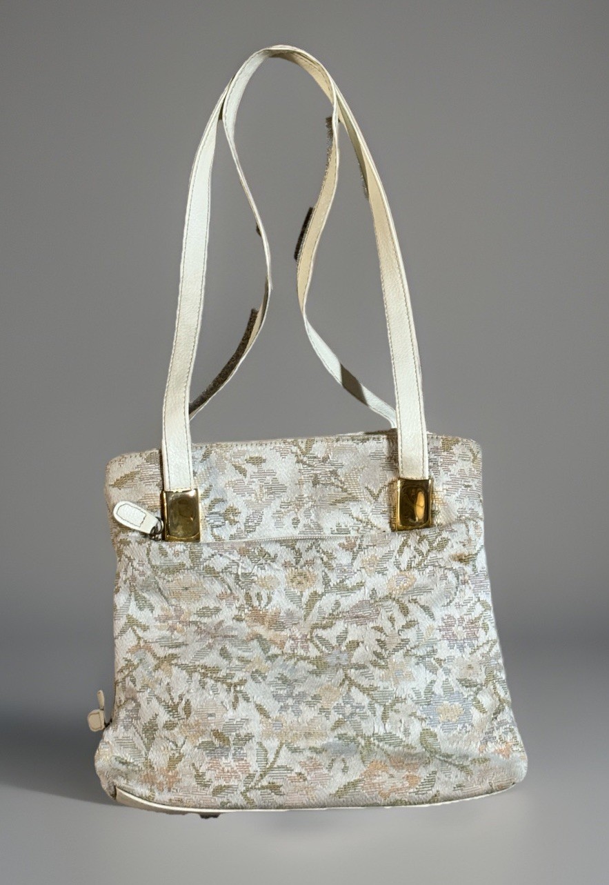 Vintage Floral Tapestry Shoulder Bag Purse