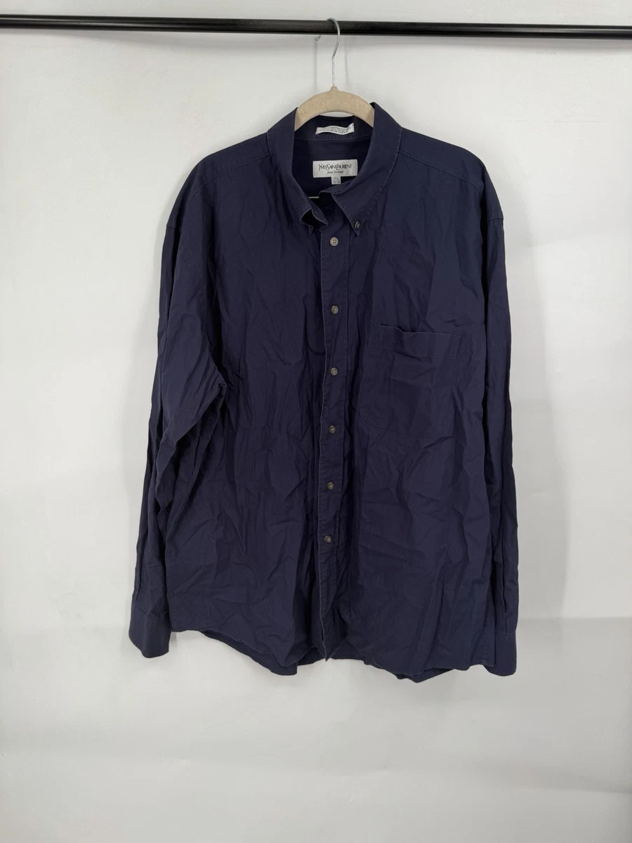Saint Laurent Blue Shirts for Men for sale | eBay