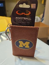 MICHIGAN WOLVERINES CLASSIC FOOTBALL ID HOLDER MADE BY GAMEWEAR