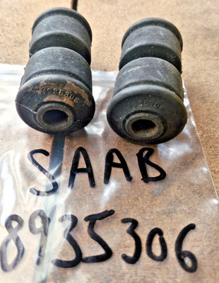 Saab 90 99 900 Buchse hinten für Federlenker hinten x 2 Boge 8935306 NEU ORIGINAL