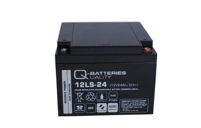 Ersatzakku für Alarmzentrale Satel Integra 64 AGM Batterie 12V 24Ah mit VdS