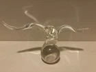 Steuben Crystal Eagle 12” Wingspan Globe SEE DETAIL
