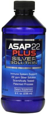 American Biotech Labs  ASAP 22 Plus Silver Solution  Immune System Support, 2...