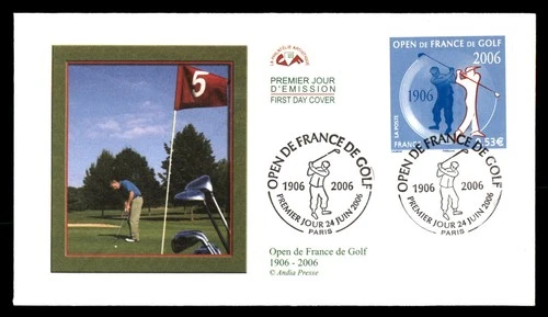 Mayfairstamps France FDC 2006 Golf Open de France First Day Cover aaw_93241