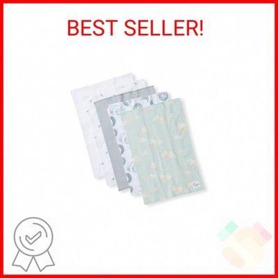 Burts Bees Baby Infant Burp Cloths, 100% Organic Cotton Extra Absorbent Soft Fab