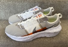 Nike Crater Impact Men's Running Shoes Trainers White & Orange. Size 12 / 47.5