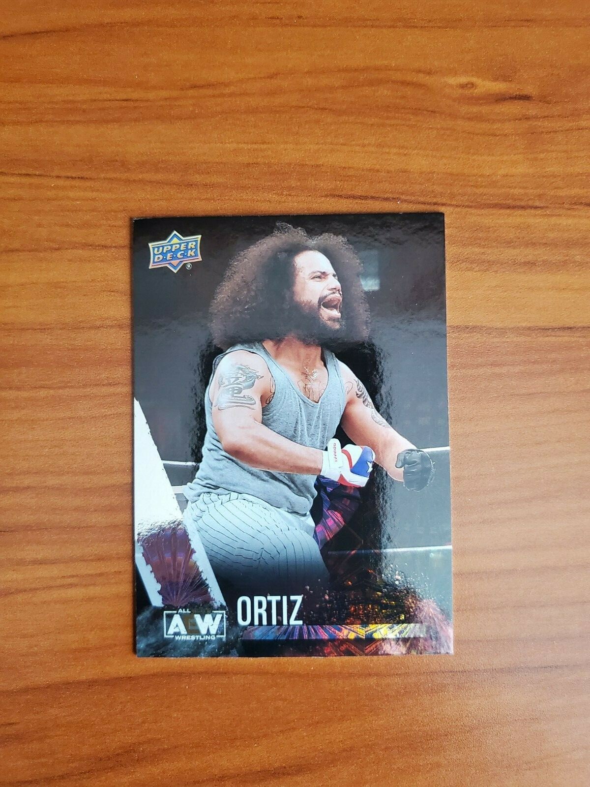 Ortiz - 2021 Upper Deck AEW All Elite Wrestling 1st Ed. #30 - Pyro Parallel