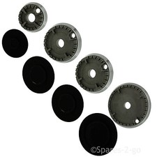 CANDY Oven Cooker Gas Hob Burner Flame Cap & Crown Kit Small Medium Large
