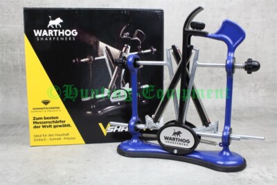 Warthog V-Sharp A4 Profi-Diamant Messerschärfer Blau