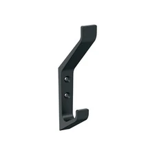 Double Prong Decorative Wall Hook Matte Black H37003MB for Coats Hats Bags