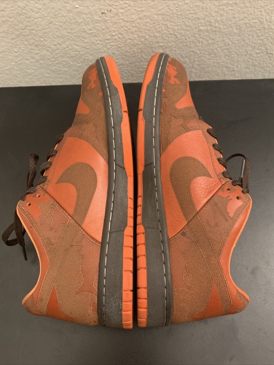 Size 9.5 - Nike Dunk 1 Piece Low Orange for sale online | eBay